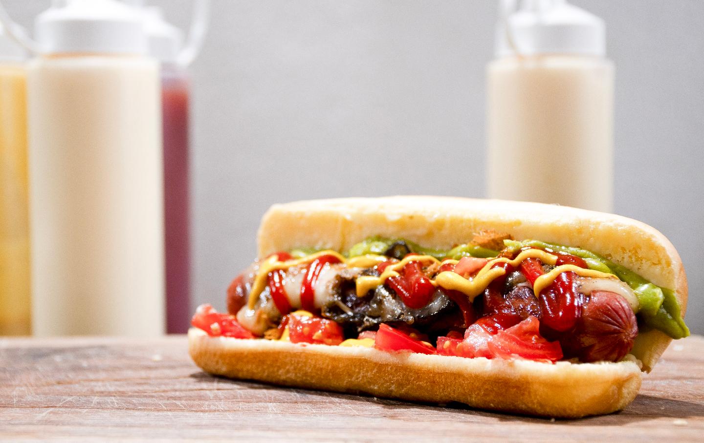 Hot Dog Guacamole Chico